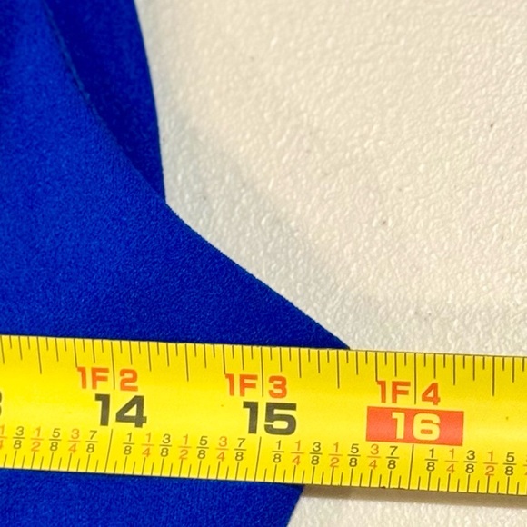 Lulus Royal Blue Skater Crossover Backless Strappy Fit and Flare Mini Dress Sz S - Picture 9 of 10